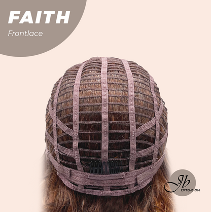 [FINAL SALE] JBEXTENSION 14 Inches Wave Copper Pre-Cut Side Part Frontlace Glueless Black Sapphire Wig FAITH【BENDY EAR TABS】