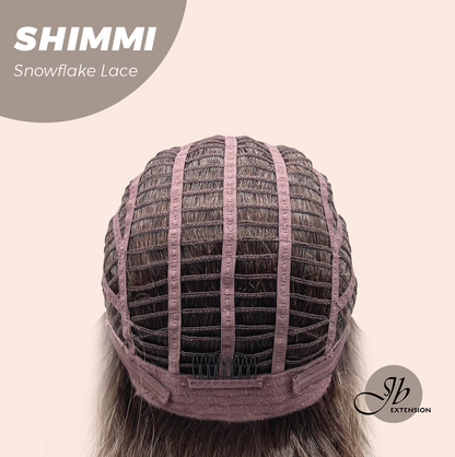 [FINAL SALE] JBEXTENSION 21 Inches Ash Grey Deep Curly Pre-Cut Side Part Snowflake Lace Frontlace Glueless Wig SHIMMI【BENDY EAR TABS】