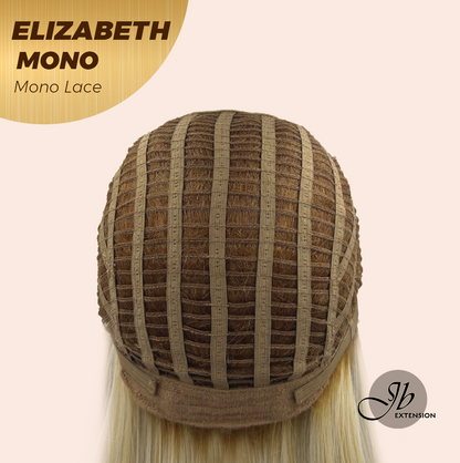 [FINAL SALE] JBEXTENSION ELIZABETH MONO Monofilament Handmade Wig 6X5 Full Monofilament Hand Tied Top Wig 20 Inches Sandy Blonde Mono Lace Wig With Anti-slip Silicone Strips Glueless Wig ELIZABETH MONO【BENDY EAR TABS】