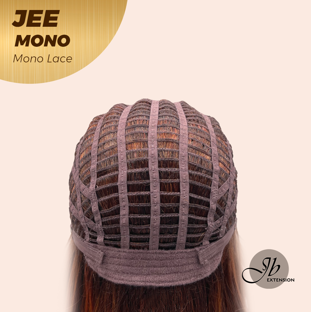 [PRE-ORDER] JBEXTENSION JEE MONO Monofilament Handmade Wig 6X5 Full Monofilament Hand Tied Top Wig 19 Inches Reddish Copper Mono Lace Wig with Anti-slip Silicone Strips Glueless Wig JEE MONO【BENDY EAR TABS】
