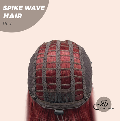 JBEXTENSION 24 Inches Long Wave Red Headband Wig SPIKE WAVE - RED