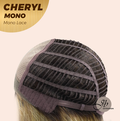 [FINAL SALE] JBEXTENSION CHERYL MONO Monofilament Handmade Wig 6X5 Full Monofilament Hand Tied Top Wig 22 Inches Blonde Mono Lace Wig With Anti-slip Silicone Strips Glueless Wig CHERYL MONO【BENDY EAR TABS】