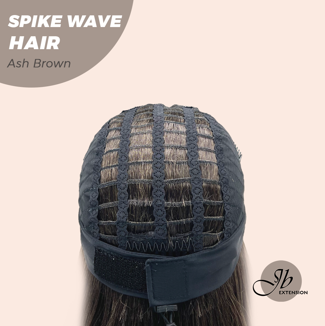 JBEXTENSION 24 Inches Long Wave Ash Brown Headband Wig SPIKE WAVE - ASH BROWN