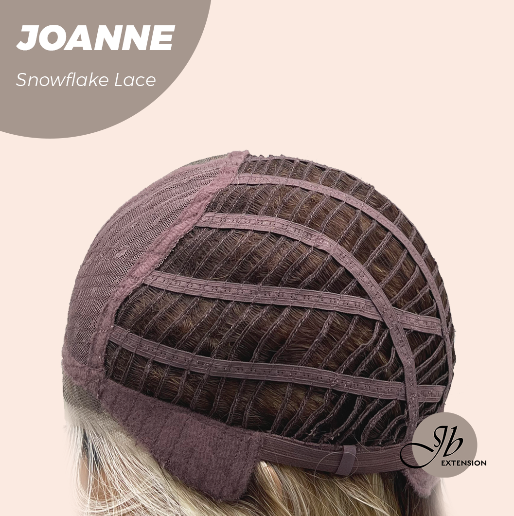 [PRE-ORDER] JBEXTENSION 11 Inches Mix Blonde Pre-Cut Side Part Snowflake Lace Frontlace Glueless Wig JOANNE【BENDY EAR TABS】