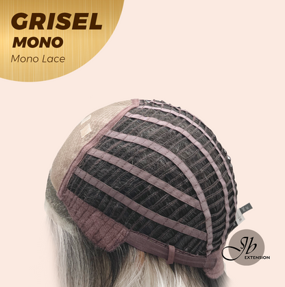 [FINAL SALE] JBEXTENSION GRISEL MONO Monofilament Handmade Wig 6X5 Full Monofilament Hand Tied Top Wig 13 Inches Platinum Blonde Mono Lace Wig With Anti-slip Silicone Strips Glueless Wig GRISEL MONO【BENDY EAR TABS】