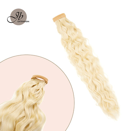 JBEXTENSION 30INCH Long body wave Ponytail Extension with Hair Tie Hair Extensions Ponytail Natural Soft Synthetic Hair Piece for Women
