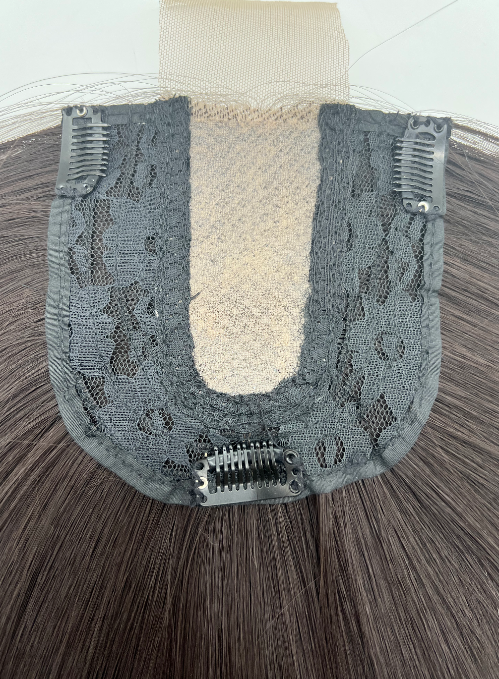 JBEXTENSION Clip in Topper Hair 14 inch 5*5 Piece for Women Clip in Top Crown Hair Clip on Toupee Hairpiece for Slight Hair Loss/Thinning Hair 14 Inch