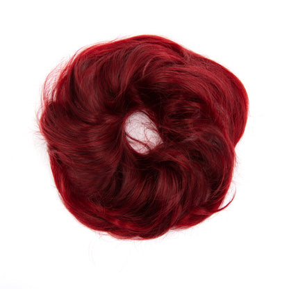 JBEXTENSION Messy Bun Hairpiece Hair Extension Ponytail with Elastic Rubber Band Updo Ponytail Hairpiece Synthetic Hair Extensions Scrunchies Ponytail Hairpieces for Women