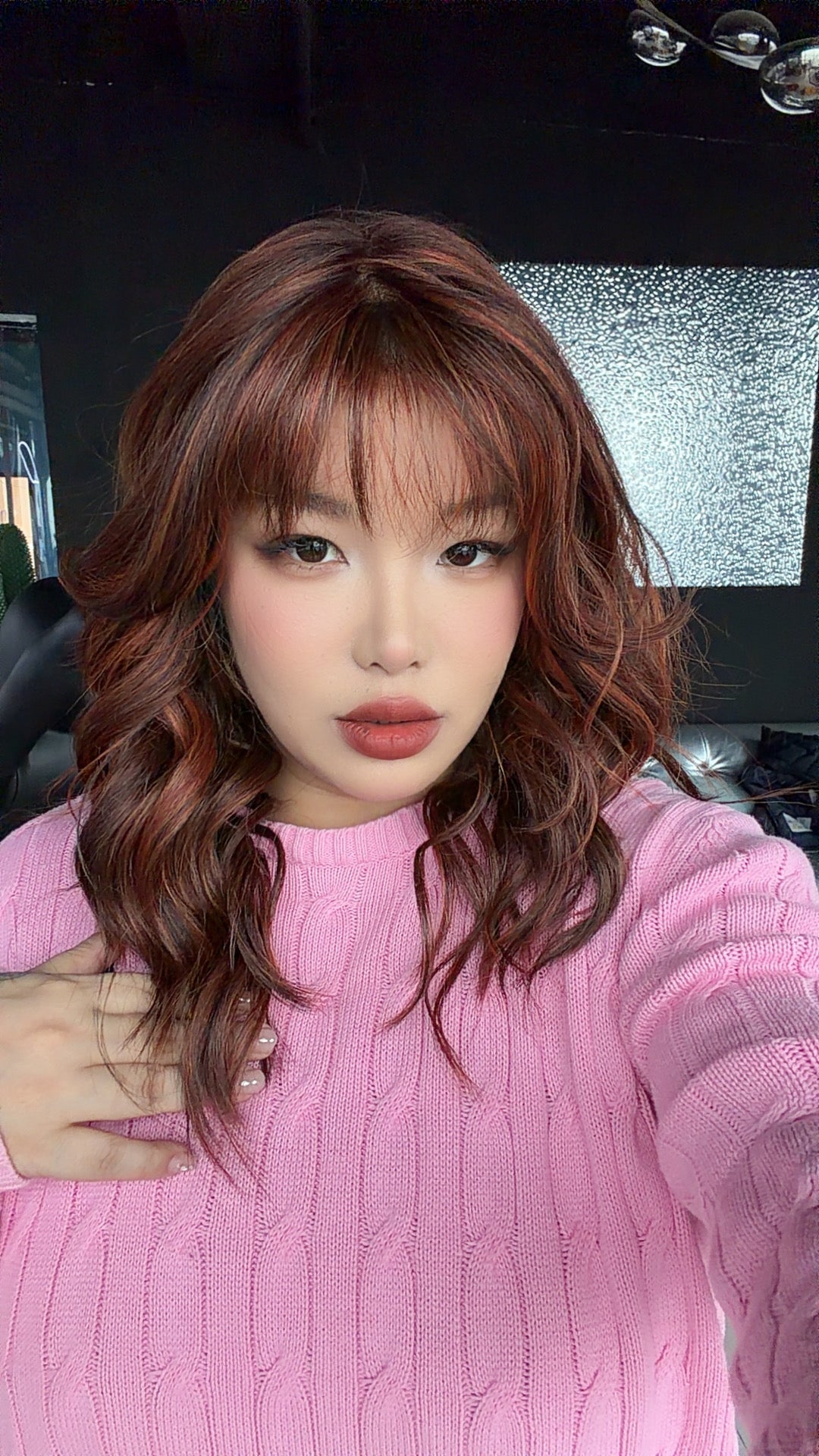 JBEXTENSION CAMILLA MONO Monofilament Handmade Wig 6X5 Full Monofilament Hand Tied Top Wig 20 Inches Reddish Copper Mono Lace Wig With Anti-slip Silicone Strips Glueless Wig CAMILLA MONO REDDISH COPPER【BENDY EAR TABS】