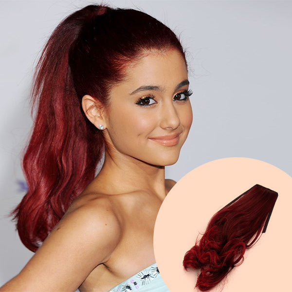 PONYTAIL WITH TAPE CURLY 18 inches/STRAIGHT 25 inches PONYTAIL "MIYA"