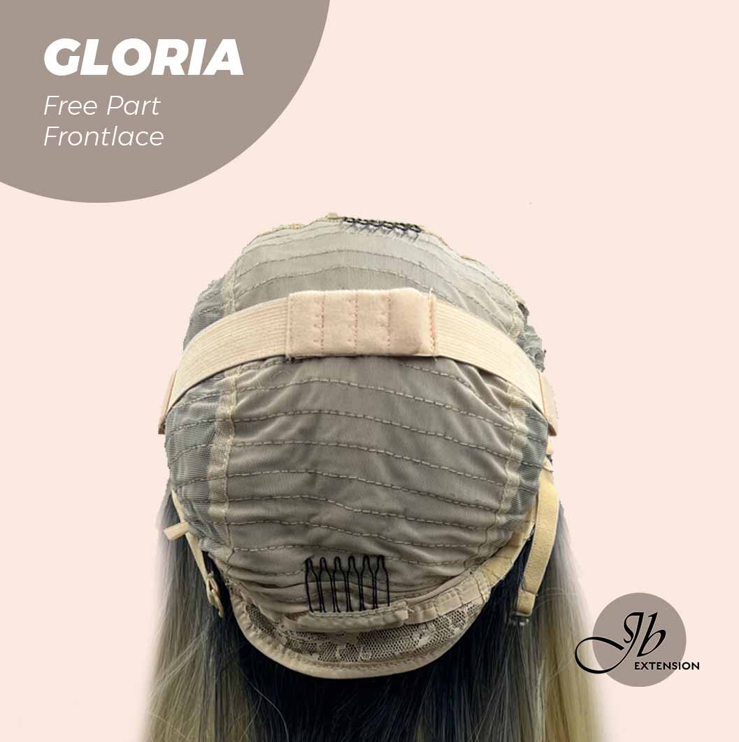 [FINAL SALE] JBEXTENSION 30 Inches Blonde With Dark Root Extra Long Straight Lace Front Wig.Pre Plucked 6*14 HD Transparent Lace Frontal Glueless Wig GLORIA