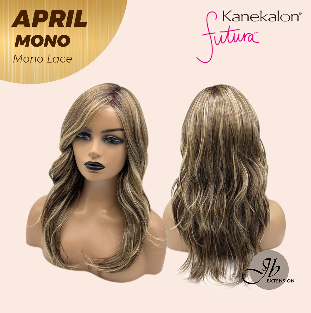 JBEXTENSION APRIL MONO Monofilament Handmade Wig 6X5 Full Monofilament Hand Tied Top Wig 18 Inches Hazelnut Mono Lace Wig With Anti-slip Silicone Strips Glueless Wig APRIL MONO HAZELNUT【BENDY EAR TABS】