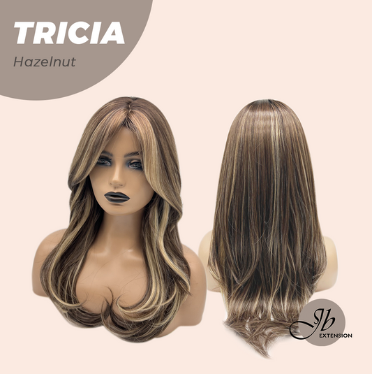 JBEXTENSION 23 Inches Curly Hazelnut Wig TRICIA HAZELNUT