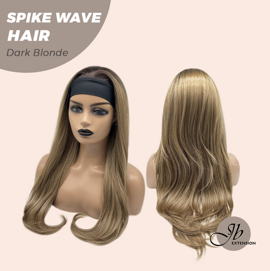 JBEXTENSION 24 Inches Long Wave Dark Blonde Headband Wig SPIKE WAVE - DARK BLONDE