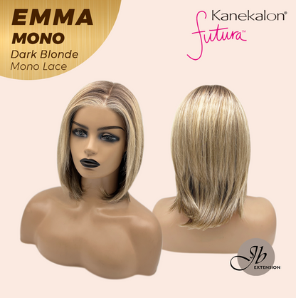 [FINAL SALE] JBEXTENSION EMMA MONO Monofilament Handmade Wig 6X5 Full Monofilament Hand Tied Top Wig 14 Inche Dark Blonde Mono Lace Wig With Anti-slip Silicone Strips Glueless Wig EMMA MONO DARK BLONDE【BENDY EAR TABS】