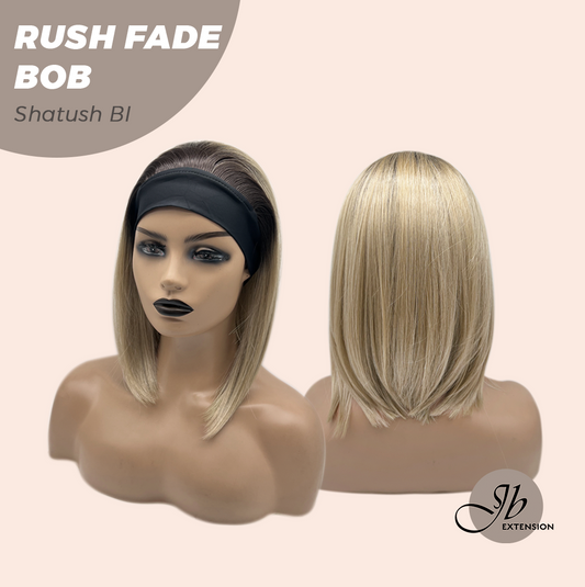 JBEXTENSION 12 Inches Short Hair Shatush Blonde Headband Wig RUSH FADE BOB - SHATUSH BLONDE
