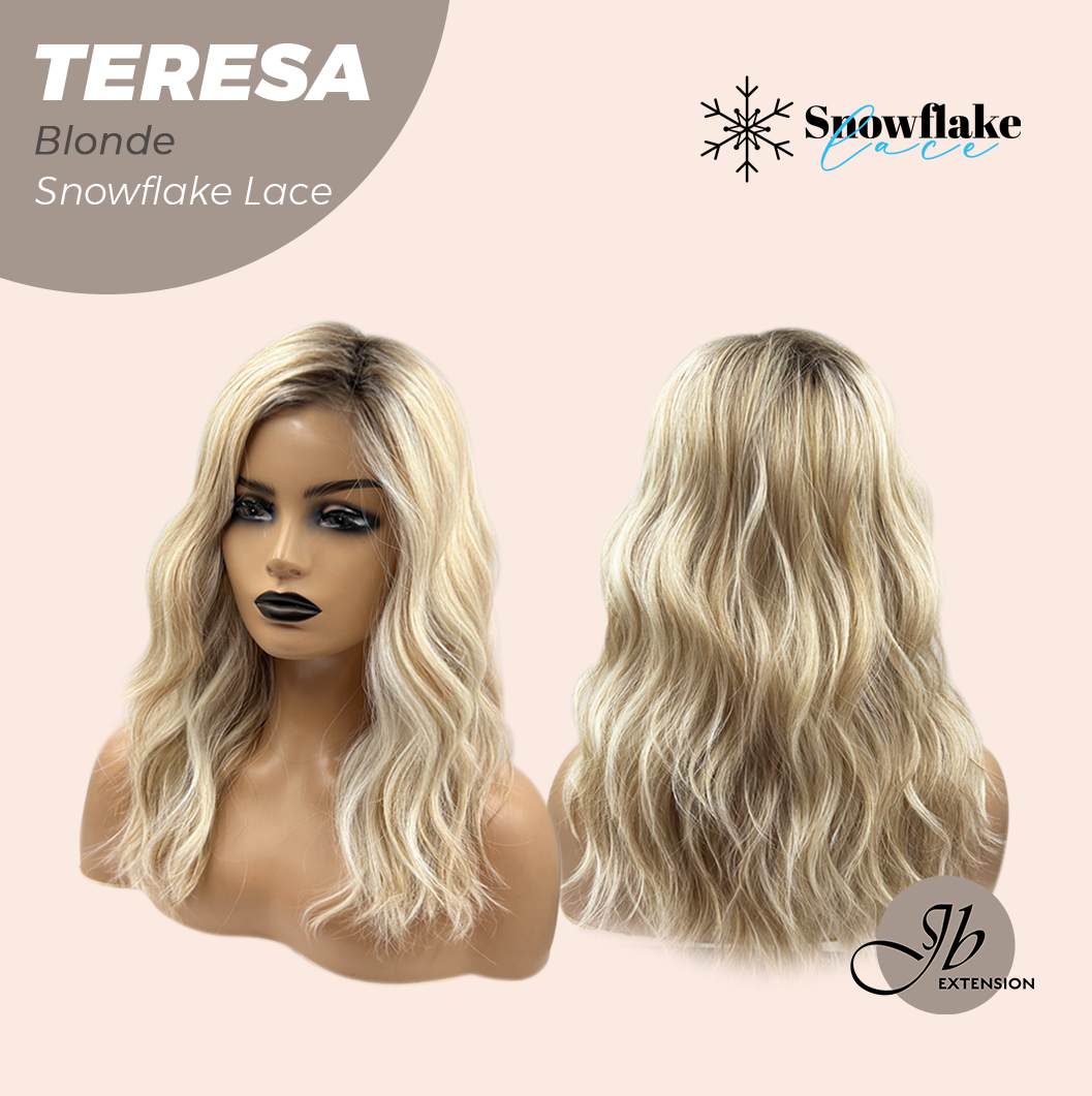 Get this Influencer Look with Mix Blonde Snowflake Lace TERESA BLONDE- S/M