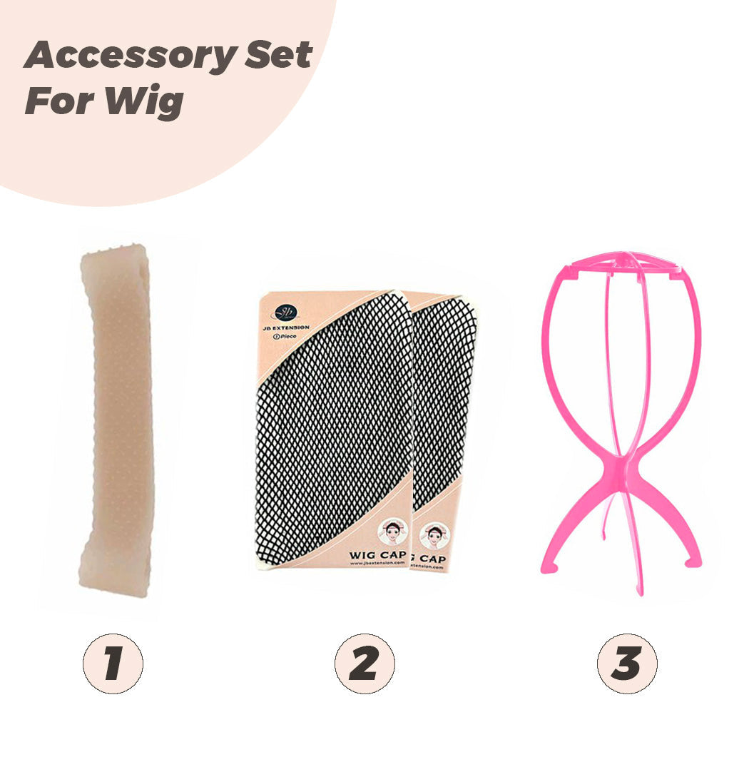 JBEXTENSION ACCESSORY SET FOR WIG (4 PCS )