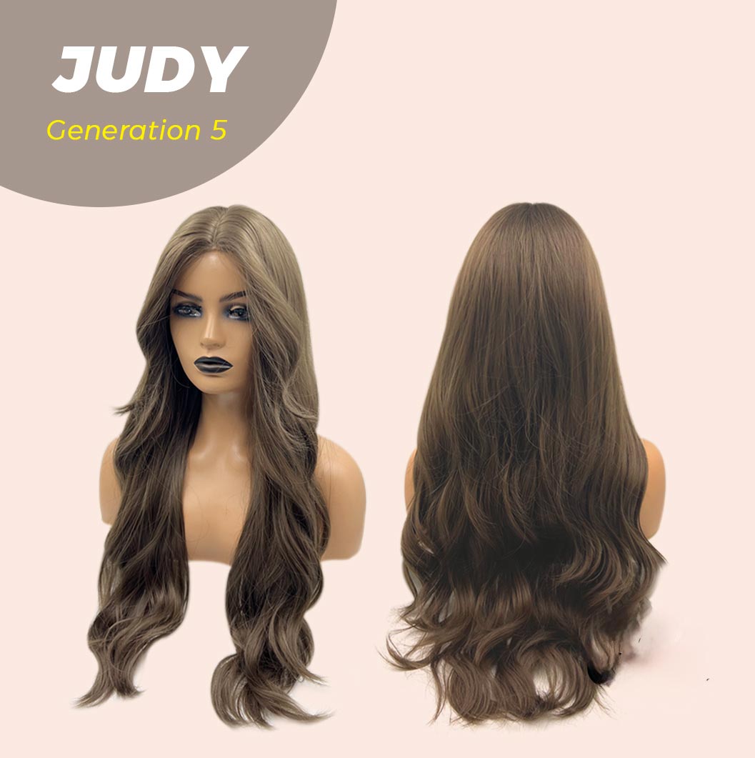[FINAL SALE] JBEXTENSION GENERATION FIVE 26 Inches Long Curly Brown Color Wig JUDY G5
