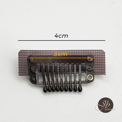 JBEXTENSION 5 Pcs 9-teeth Hair Extension Adjustable Smart Clips Hair Extension Wigs Reusable Snap Clips Comb Small Snap Wig Accessories for Women Wigs Smart Clips 5 Pcs