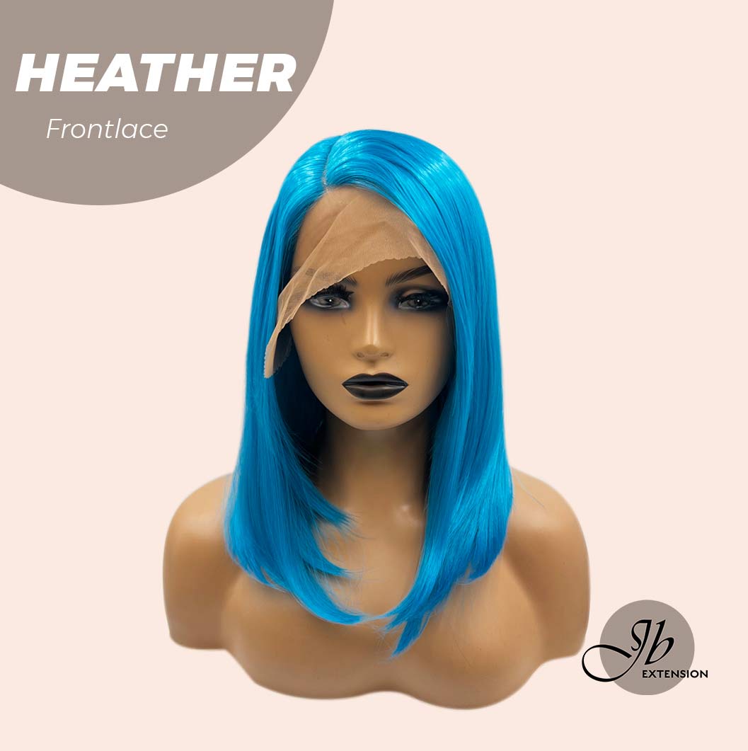 [FINAL SALE] JBEXTENSION 15 Inches Blue Straight Side Part Frontlace Wig HEATHER
