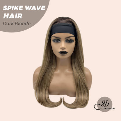 JBEXTENSION 24 Inches Long Wave Dark Blonde Headband Wig SPIKE WAVE - DARK BLONDE