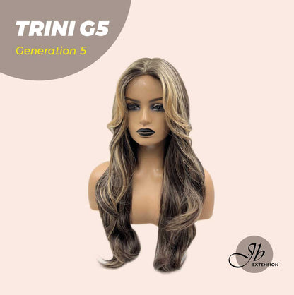 [FINAL SALE] JBEXTENSION GENERATION FIVE 24 Inches Dark Brown With Highlight Women Wig TRINI G5