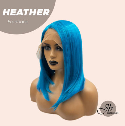 [FINAL SALE] JBEXTENSION 15 Inches Blue Straight Side Part Frontlace Wig HEATHER