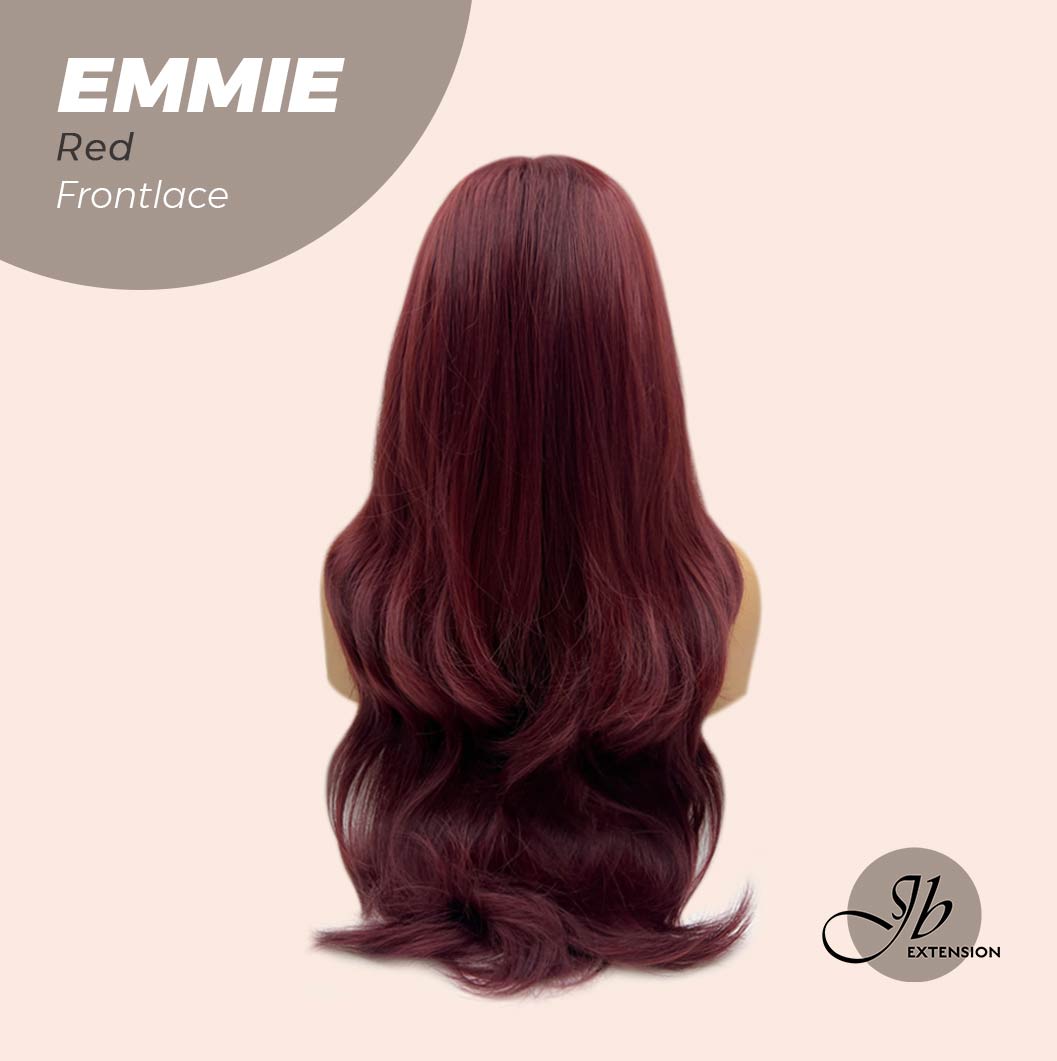 Get the Influencer Look: Pre-Cut Frontlace Glueless Wig EMMIE RED