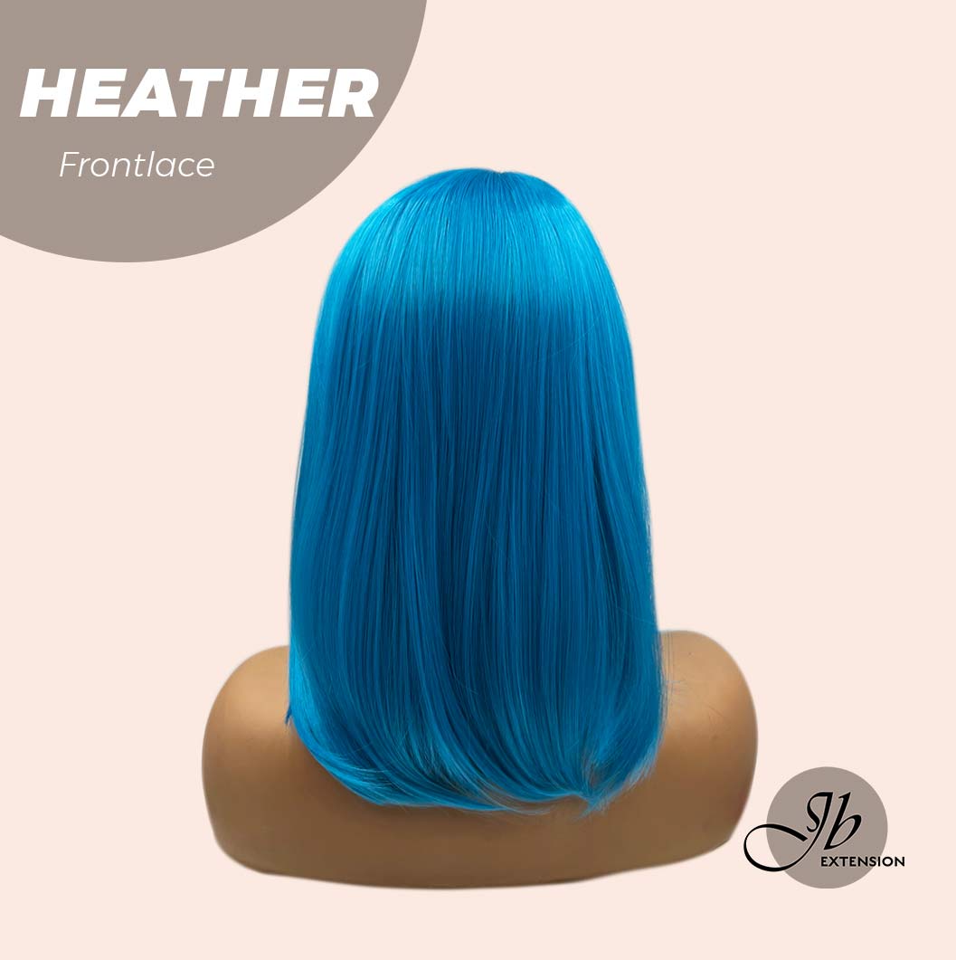 [FINAL SALE] JBEXTENSION 15 Inches Blue Straight Side Part Frontlace Wig HEATHER