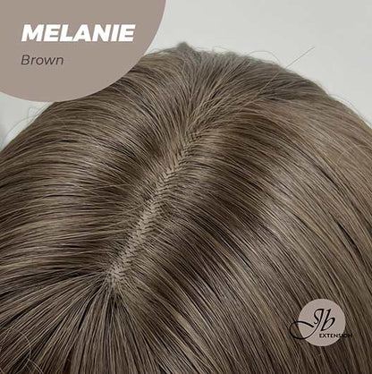 JBEXTENSION 26 Inches Cold Brown Curly Wig MELANIE BROWN