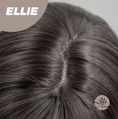 JBEXTENSION 26 Inches Tea Black Darkest Brown Wolf Cut Wig With Bangs ELLIE