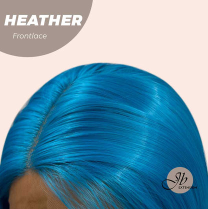 [FINAL SALE] JBEXTENSION 15 Inches Blue Straight Side Part Frontlace Wig HEATHER