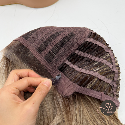 JBEXTENSION 5 Pcs 9-teeth Hair Extension Adjustable Smart Clips Hair Extension Wigs Reusable Snap Clips Comb Small Snap Wig Accessories for Women Wigs Smart Clips 5 Pcs