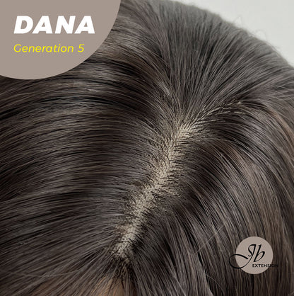 [FINAL SALE] JBEXTENSION GENERATION FIVE 28 Inches Long Tea Black Darkest Brown Straight Wig With Bangs DANA G5