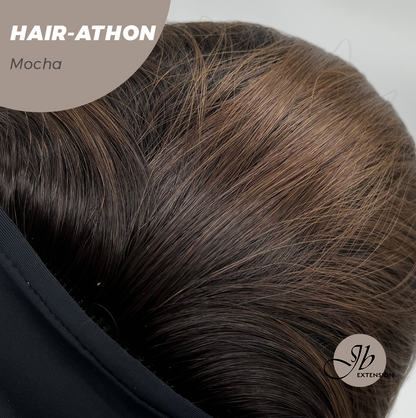 JBEXTENSION 18 Inches Curly Mocha Headband Wig HAIR-ATHON - MOCHA