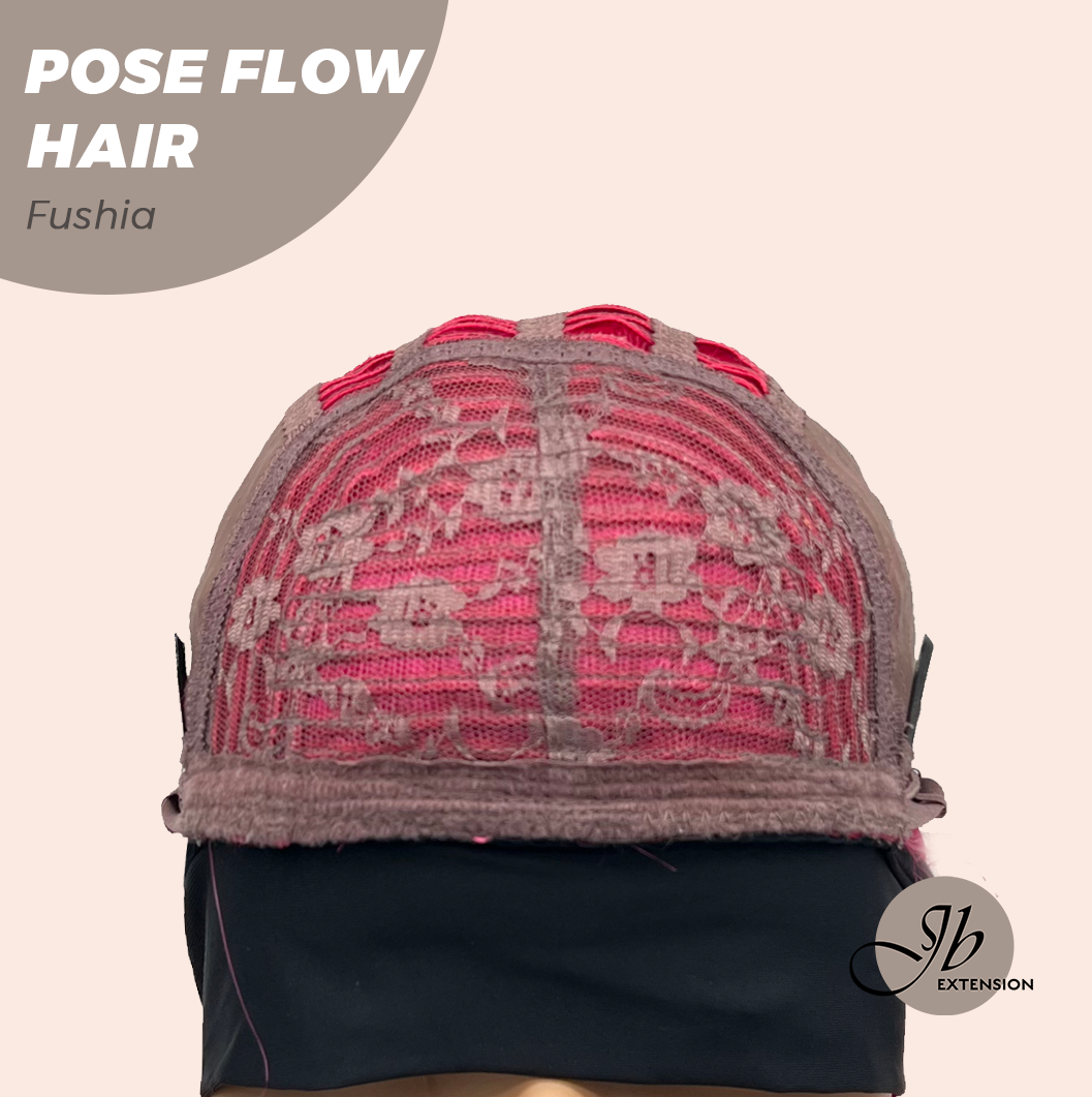 [FINAL SALE] JBEXTENSION 18 Inches Fushia Headband Wig POSE FLOW HAIR - FUSHIA