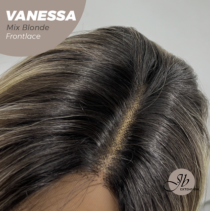 [FINAL SALE] JBEXTENSION 26 Inches Curly Mix Blonde Pre-Cut Frontlace Wig VANESSA MIX BLONDE