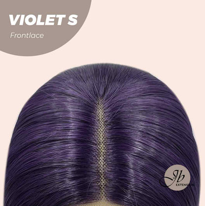 [FINAL SALE] JBEXTENSION 26 Inches Dark Purple Color Long Curly Frontlace Glueless Wig VIOLET S