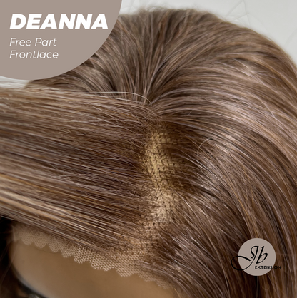 Nichole's Selection - 28 Inches Apricot Free Part Frontlace Glueless Wig DEANNA FREE PART
