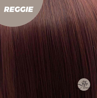 JBEXTENSION 20 Inches Red Fashion Women Wig With Bangs REGGIE