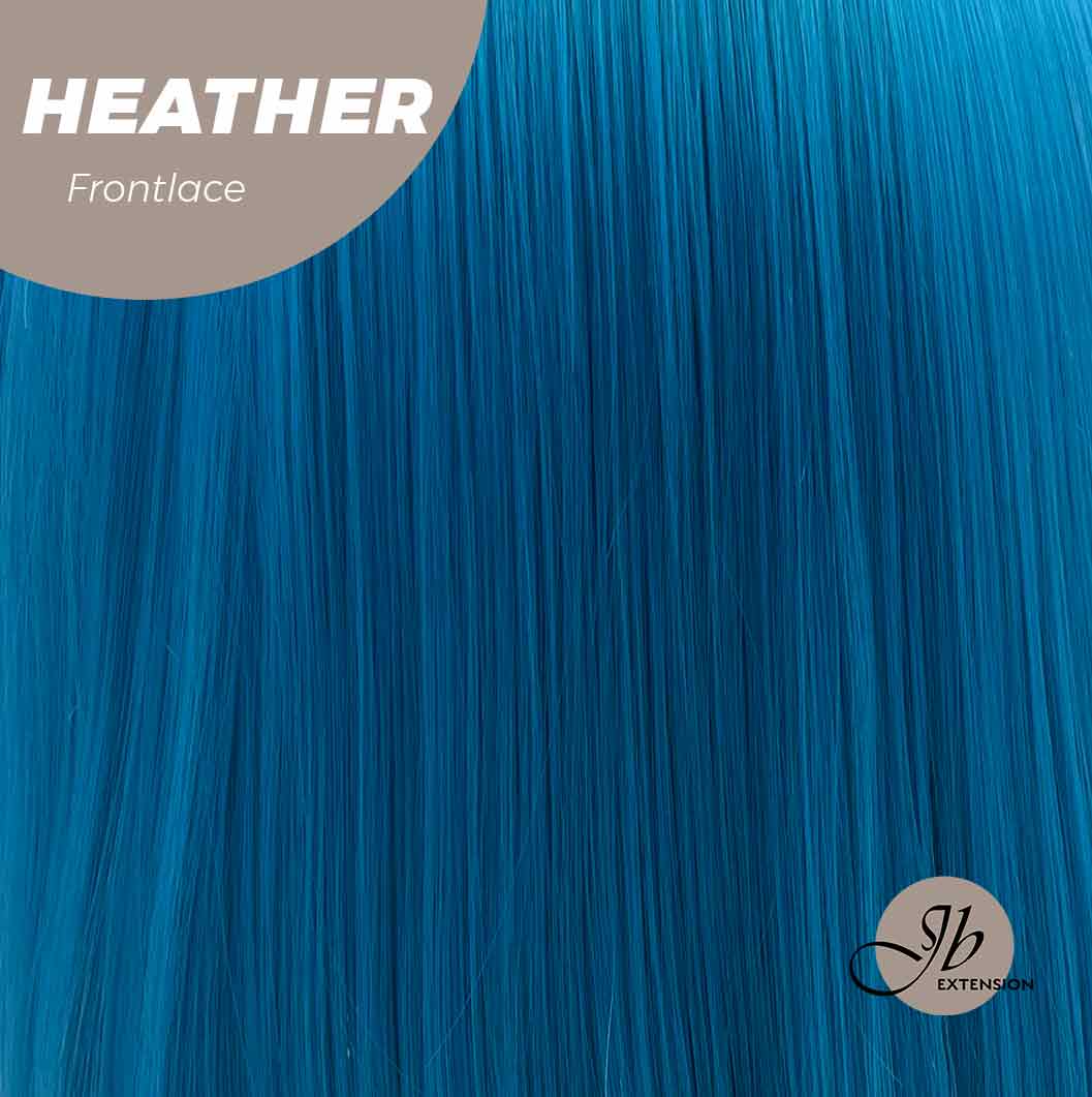[FINAL SALE] JBEXTENSION 15 Inches Blue Straight Side Part Frontlace Wig HEATHER