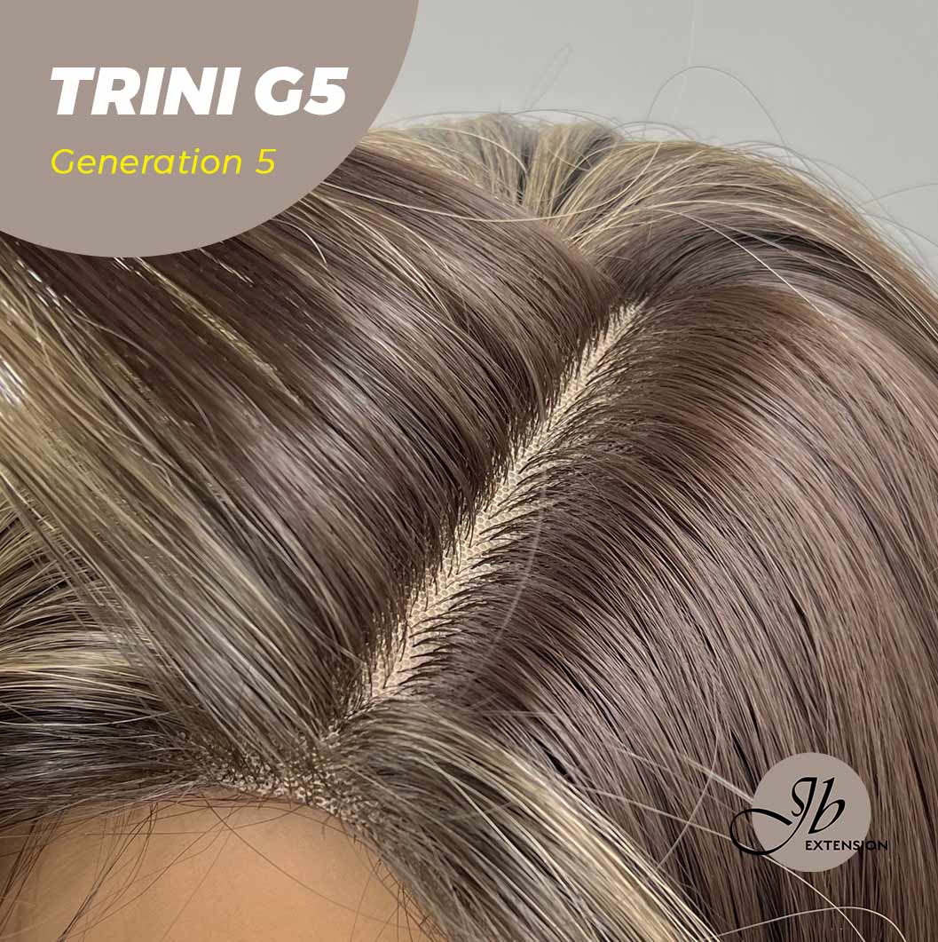 [FINAL SALE] JBEXTENSION GENERATION FIVE 24 Inches Dark Brown With Highlight Women Wig TRINI G5