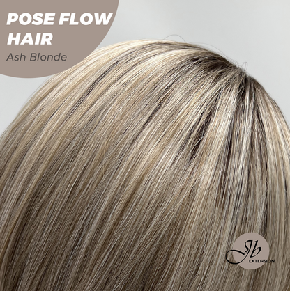 JBEXTENSION 18 Inches Ash Blonde Headband Wig POSE FLOW HAIR - ASH BLONDE