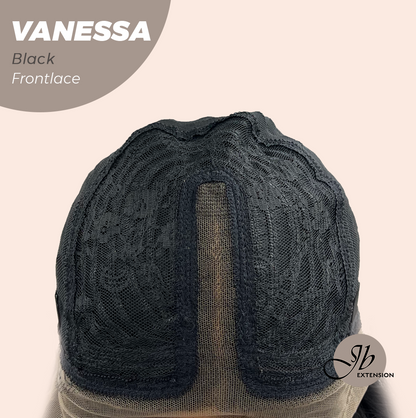 [FINAL SALE] JBEXTENSION 26 Inches Curly Black Pre-Cut Frontlace Wig VANESSA BLACK