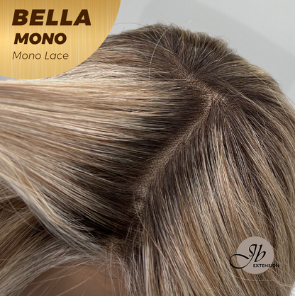 [PRE-ORDER] JBEXTENSION BELLA MONO Monofilament Handmade Wig 6X5 Full Monofilament Hand Tied Top Wig 15 Inches Peach Blonde Mono Lace Wig With Anti-slip Silicone Strips Glueless Wig BELLA MONO【BENDY EAR TABS】