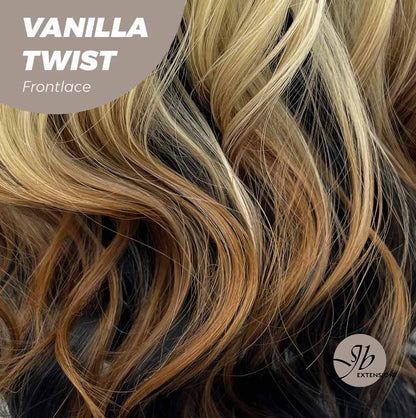 [FINAL SALE] JBEXTENSION 25 Inches Body Wave Light Blonde On The Top Mix Color Pre-Cut Frontlace Glueless Wig VANILLA TWIST