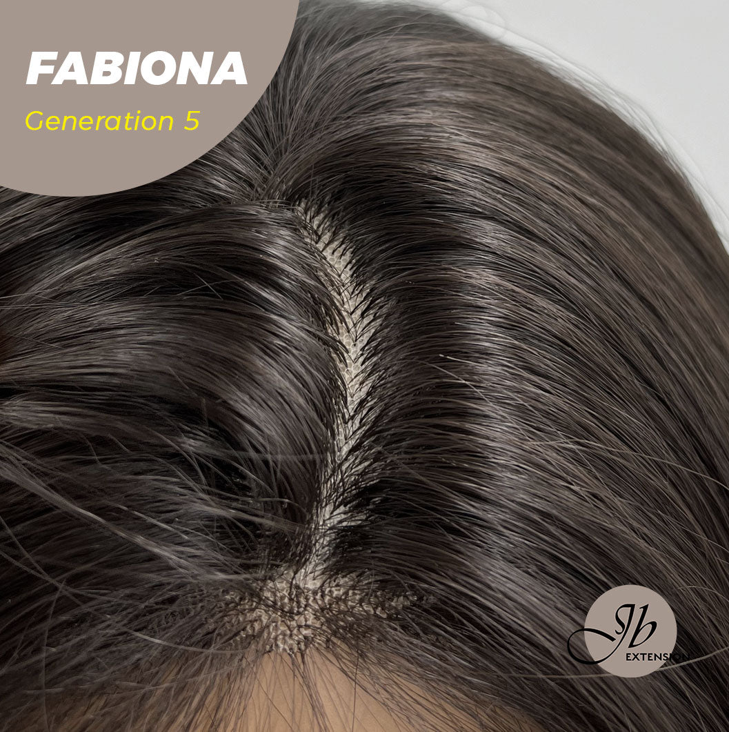 HOT OF SEASON - JBEXTENSION GENERATION FIVE 28 Inches Tea Black Darkest Brown Curly Wig FABIONA