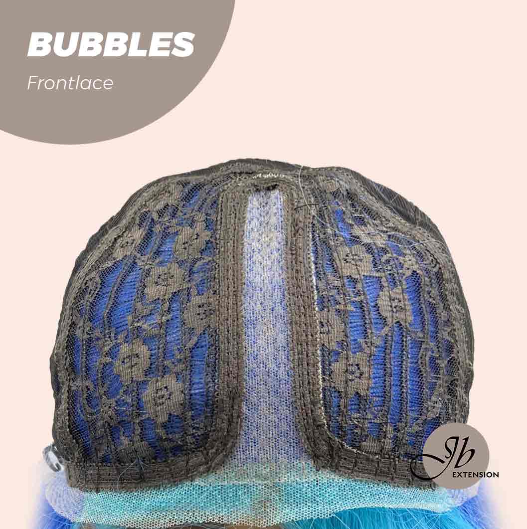 [FINAL SALE] JBEXTENSION 24 Inches Mix Blue Body Wave Pre-Cut Frontlace Glueless Wig BUBBLES