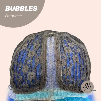 [FINAL SALE] JBEXTENSION 24 Inches Mix Blue Body Wave Pre-Cut Frontlace Glueless Wig BUBBLES